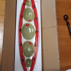 GANZ- OLIVE SKATEBOARD SERVING TRAY!